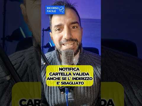 Cassazione: cartella valida anche se arriva al civico sbagliato, basta che tu l’abbia ricevuta.