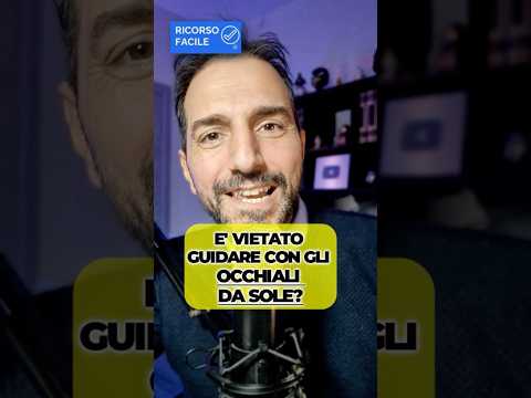 Guidare con gli occhiali da sole? Vietato se riducono la visibilità: rischi multa e punti