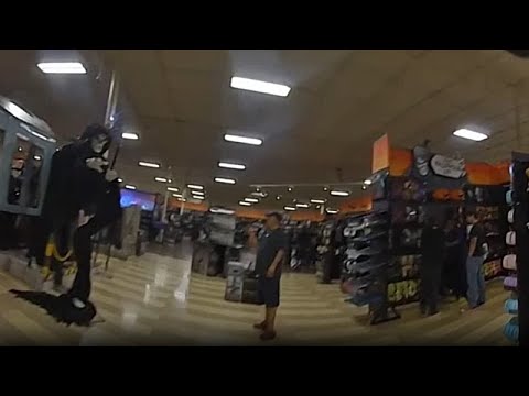 In Texas scimmia domestica si libera in un negozio di Halloween