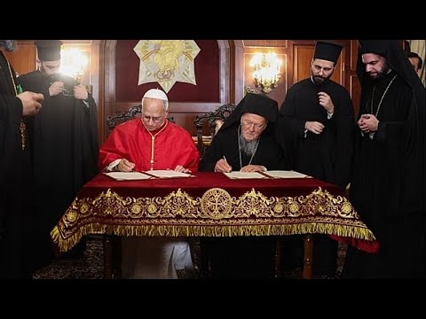 Istanbul: dichiarazione congiunta di Papa Leone XIV e del Patriarca Ecumenico Barolomeo