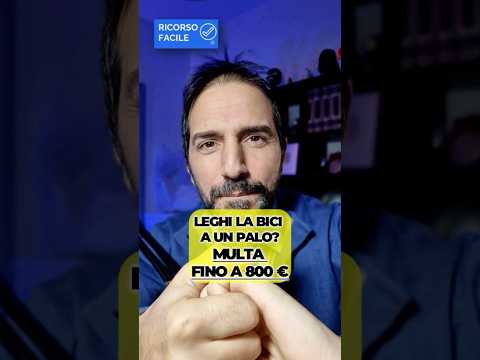 Legare la bici a un palo può costarti fino a 800€.Il Consiglio di Stato dice: è per il decoro urbano