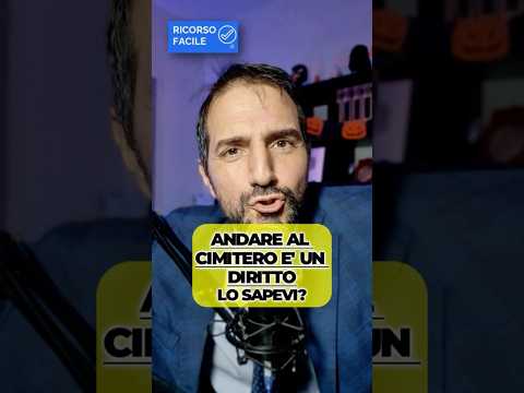 Sapevi che visitare i tuoi cari al cimitero è un vero diritto? Si chiama ius sepulcri.