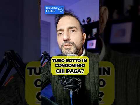 Tubo rotto in condominio? Non sempre paga il condominio: la braga è responsabilità tua