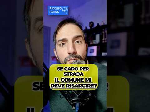 Cadi per una buca sul marciapiede? Il Comune paga solo se provi buca + nesso + assenza di colpa tua.
