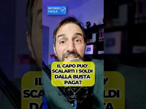 Hai fatto un danno a lavoro? Il capo NON può scalarti lo stipendio senza contestazione: è illegale
