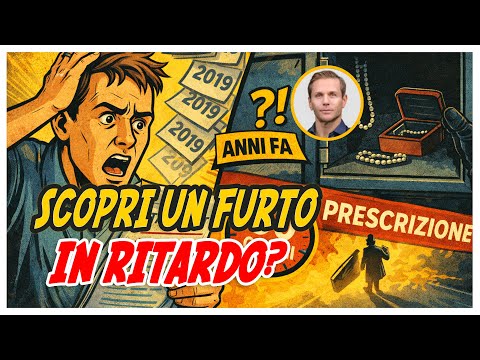 Si può DENUNCIARE un FURTO scoperto molti anni dopo? | Avv. Angelo Greco