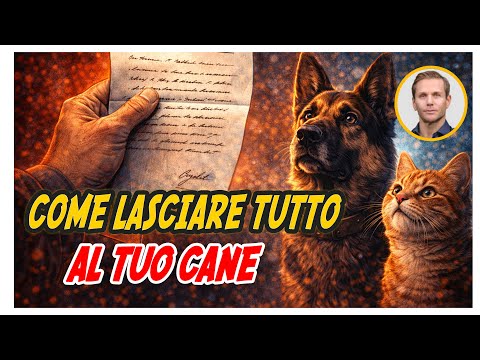 Come lasciare l’EREDITÀ al tuo CANE o gatto | Avv. Angelo Greco