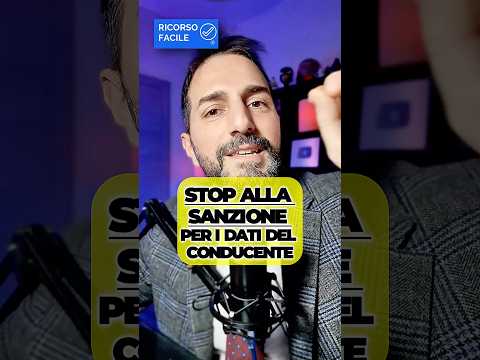 Fai ricorso? Nessuna sanzione per i dati del conducente finché è pendente. Se perdi: invito e 60 gg.