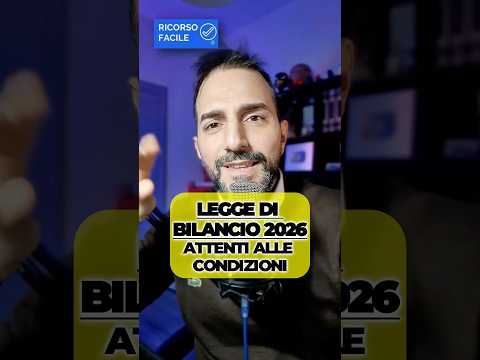 Legge di Bilancio 2026: non guardare gli sconti… guarda le condizioni