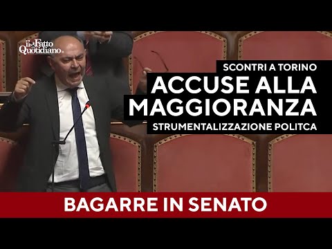 Avs contro la maggioranza: “Acuse strumentali su Torino, poi invitate Casapound”. Bagarre in Senato
