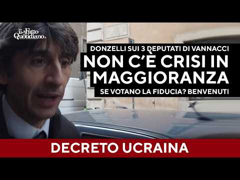 Crosetto ai 3 deputati di Vannacci: “Fiducia su decreto Ucraina per evidenziare crisi”