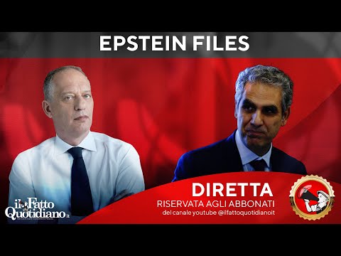 Epstein files e sette sataniche: “é la rivincita dei complottisti?”. Con Peter Gomez e Marcello Foa
