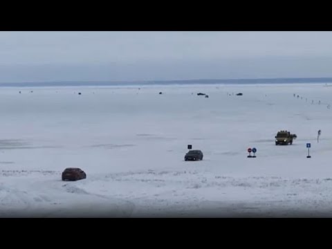 Estonia, aperta strada di ghiaccio tra le isole maggiori per i disagi ai traghetti