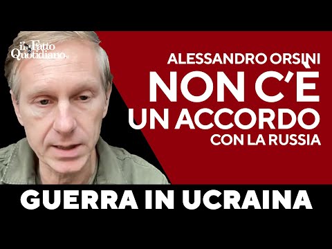 Guerra Russia-Ucraina, Orsini: “Non c’è nessun accordo con Mosca”. Poi parla del rischio nucleare