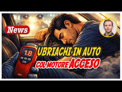 GUIDA in stato di EBBREZZA: è reato se l’auto è ferma col motore acceso? | Avv. Angelo Greco
