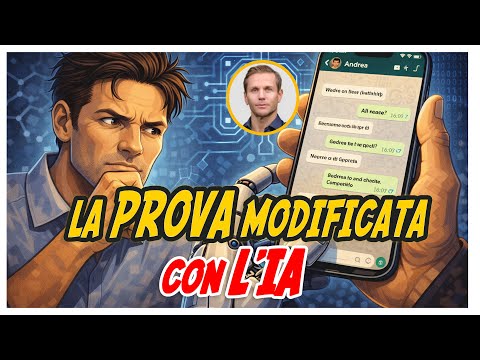 La prova della CHAT Whatsapp MANIPOLATA con l’iintelligenza artificiale