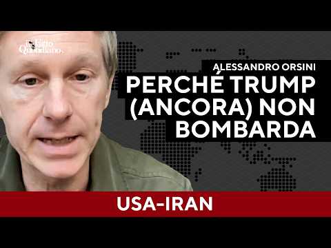 Orsini: “Ecco perché gli Usa ancora non bombardano l’Iran”