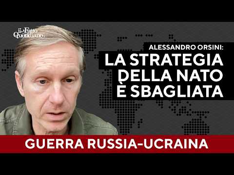Orsini sulla guerra Russia-Ucraina: “La strategia della Nato è sbagliata”, ecco perché