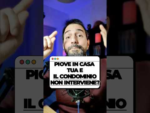 Piove in casa? Se c’è urgenza e ha sollecitato per iscritto, anticipi e chieda rimborso.