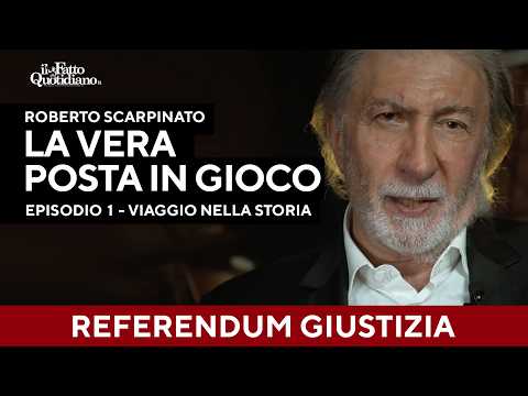 Referendum, Scarpinato: “Ecco la vera posta in gioco. Vogliono portarci a prima della Costituzione”
