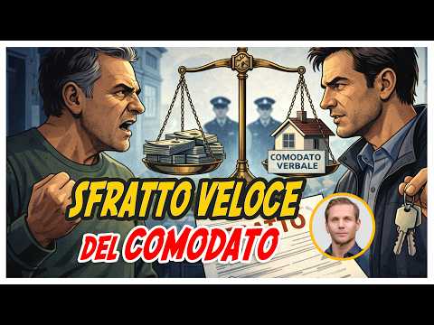 SFRATTO veloce anche se il COMODATO è solo verbale: cosa cambia davvero | Avv. Angelo Greco