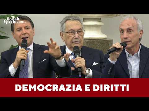 “Una partita decisiva per democrazia e diritti”. Rivedi l’incontro con Travaglio, Conte e Coppi