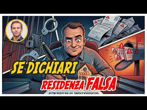 Cosa rischia chi dichiara una RESIDENZA FALSA? | Avv. Angelo Greco