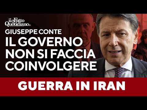 Giuseppe Conte: “Il governo non si faccia coinvolgere nella guerra”. Poi l’affondo sul referendum