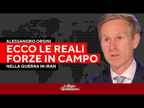 Guerra in Iran, Alessandro Orsini spiega quali sono le reali forze in campo