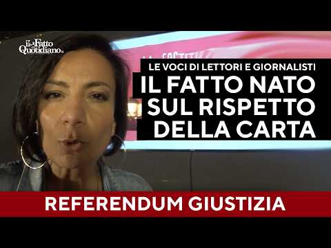 “Il Fatto è nato sul rispetto della Carta, insieme per il No”, le voci di giornalisti e lettori