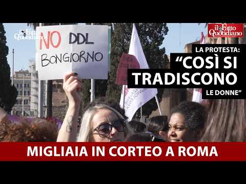 In migliaia contro il Ddl Bongiorno: “Un tradimento nei confronti delle donne”