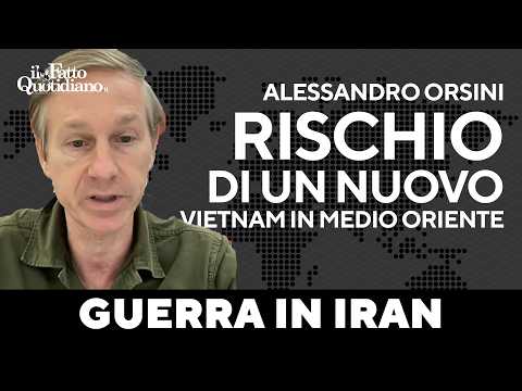L’illusione di una guerra breve: Orsini avverte sul rischio di un nuovo Vietnam in Medio Oriente