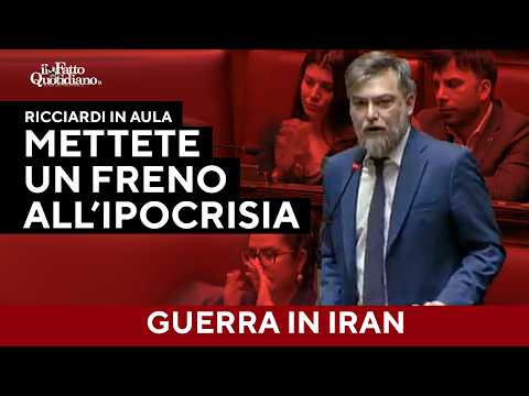 Ricciardi: “Mettete un freno all’ipocrisia, l’Italia non si presti a questa guerra”