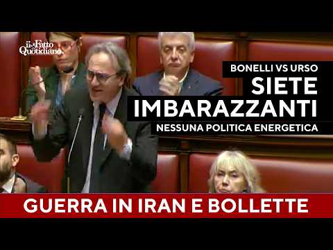 “Siete imbarazzanti”, Bonelli contro Urso: “Guerra in Iran? La pagheranno gli italiani in bolletta”