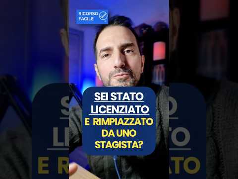 Ti licenziano per “tagli”, poi cercano uno stagista per lo stesso ruolo: può essere illegittimo.