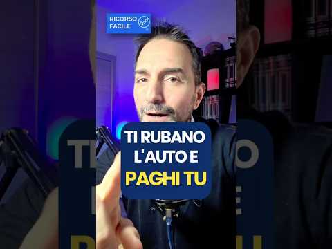 ti rubano l’auto, il ladro fa un incidente e il risarcimento può ricadere su di te.