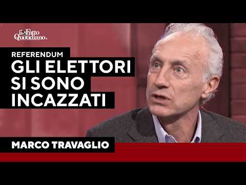 Travaglio: “Per tre anni ci hanno detto che andava tutto bene e gli elettori si sono incazzati”