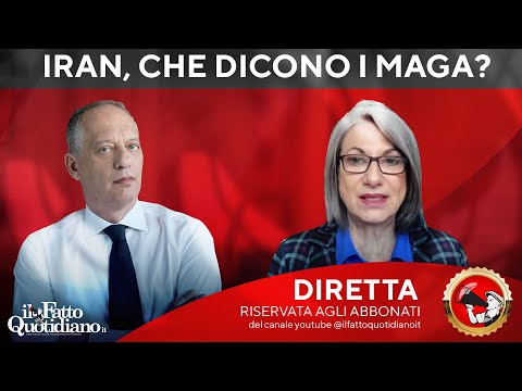 Usa-Iran, cosa dicono i Maga? Ne parlano Peter Gomez e Loretta Napoleoni