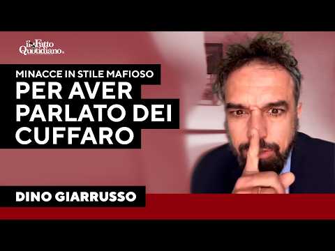 Dino Giarrusso: “Minacce in stile mafioso per aver parlato dei Cuffaro”. Ecco la video denuncia