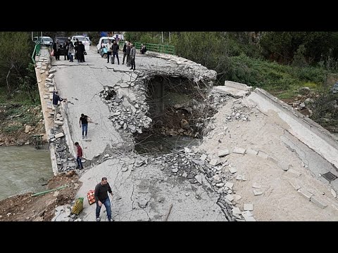 Immagini aeree mostrano distruzione diffusa nel sud del Libano