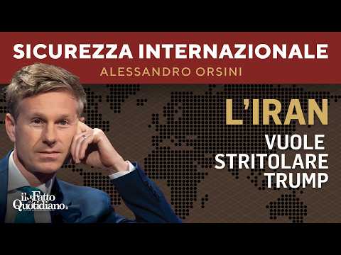 L’Iran vuole stritolare Trump. La diretta con Alessandro Orsini