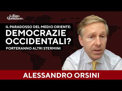 Orsini: “Se vince il potere assoluto di USA e Israele, avremo solo altri stermini”