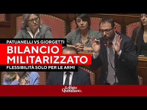 “Soldi alle armi ma non alla Sanità”. Patuanelli (M5S) smaschera Giorgetti sulle spese Nato