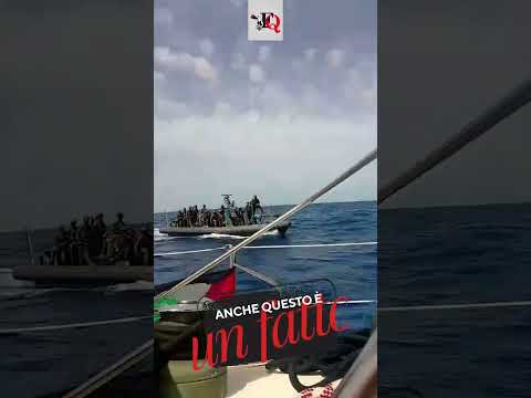 ABBORDATA LA SECONDA FLOTILLA #news #shorts #gaza