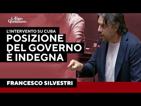 Cuba, l’attacco di Silvestri: “Posizione del governo indegna, ci vergognano”