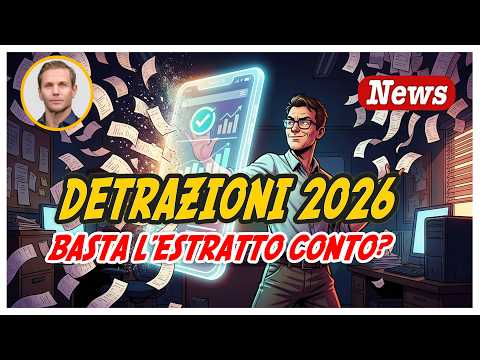 DETRAZIONI 2026: Basta l’estratto conto per scalare le TASSE? | Avv. Angelo Greco