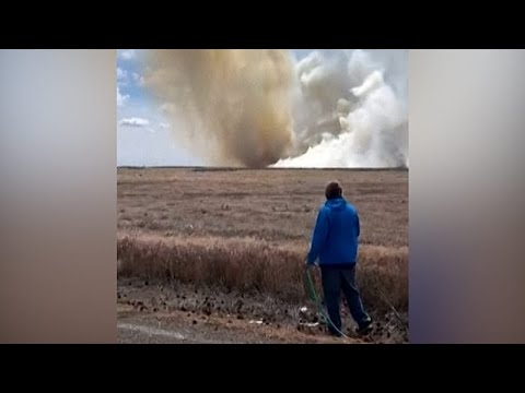 Due caccia si scontrano in volo durante un’esibizione aerea negli Usa