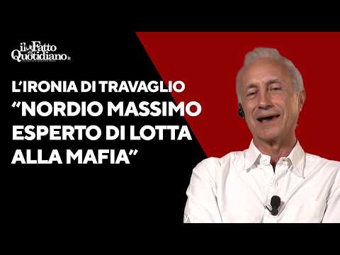 Nordio si paragona a Falcone, Travaglio ironizza: “In effetti la mafia fu incerta fino all’ultimo..”