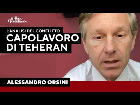 Orsini: “L’Iran ha compiuto un capolavoro strategico. Ecco perché Israele non vuole la pace”
