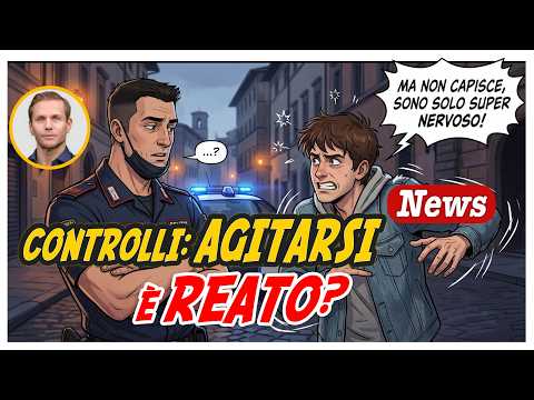 POLIZIA: Agitarsi durante il controllo è REATO? | Avv. Angelo Greco
